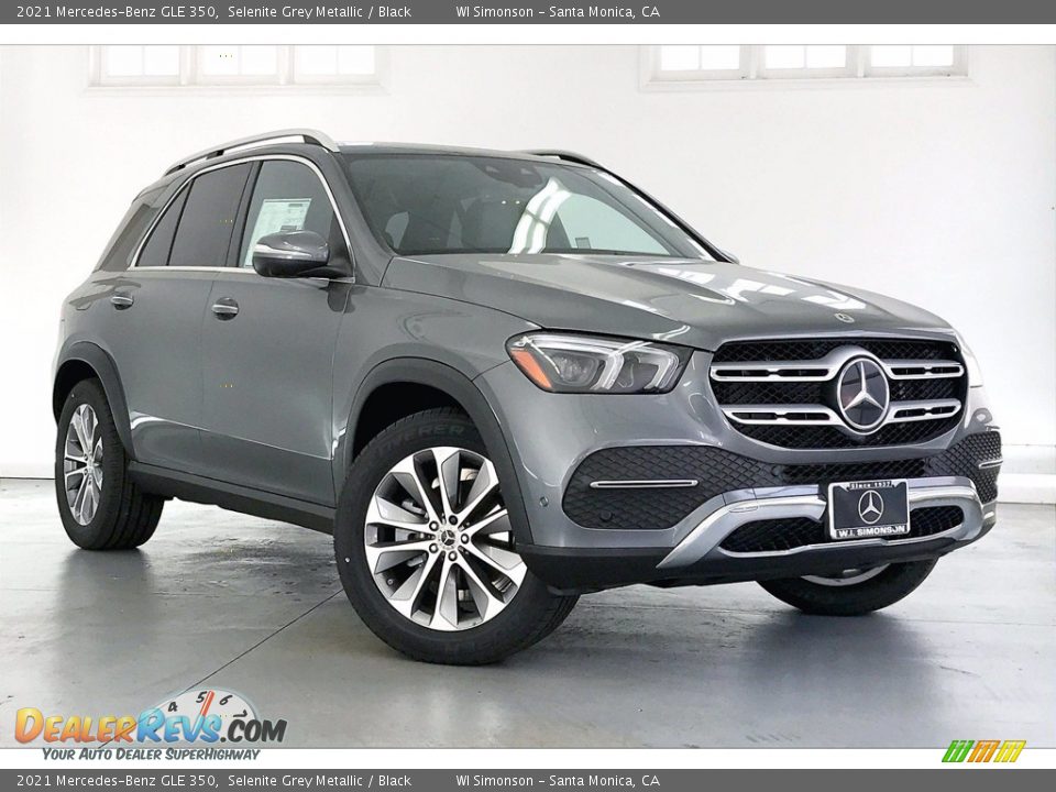 2021 Mercedes-Benz GLE 350 Selenite Grey Metallic / Black Photo #12