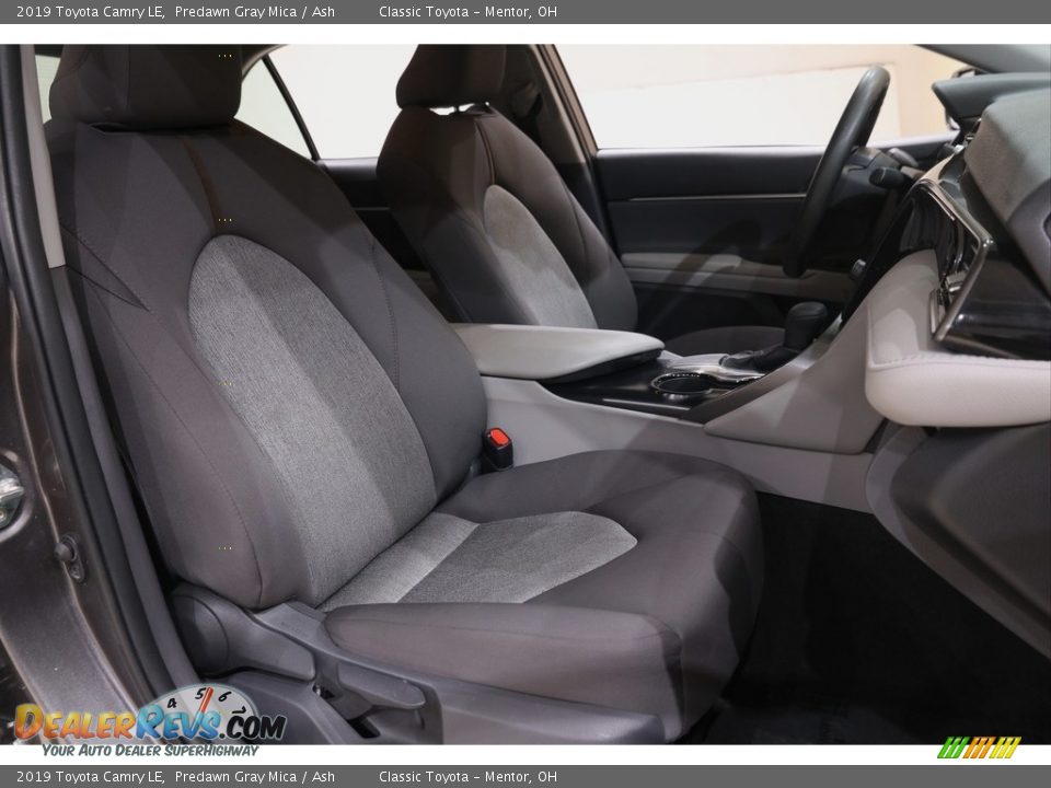 2019 Toyota Camry LE Predawn Gray Mica / Ash Photo #14