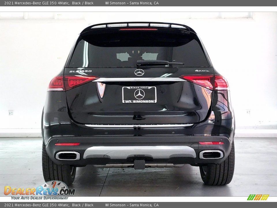 2021 Mercedes-Benz GLE 350 4Matic Black / Black Photo #3