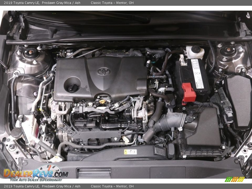 2019 Toyota Camry LE Predawn Gray Mica / Ash Photo #18