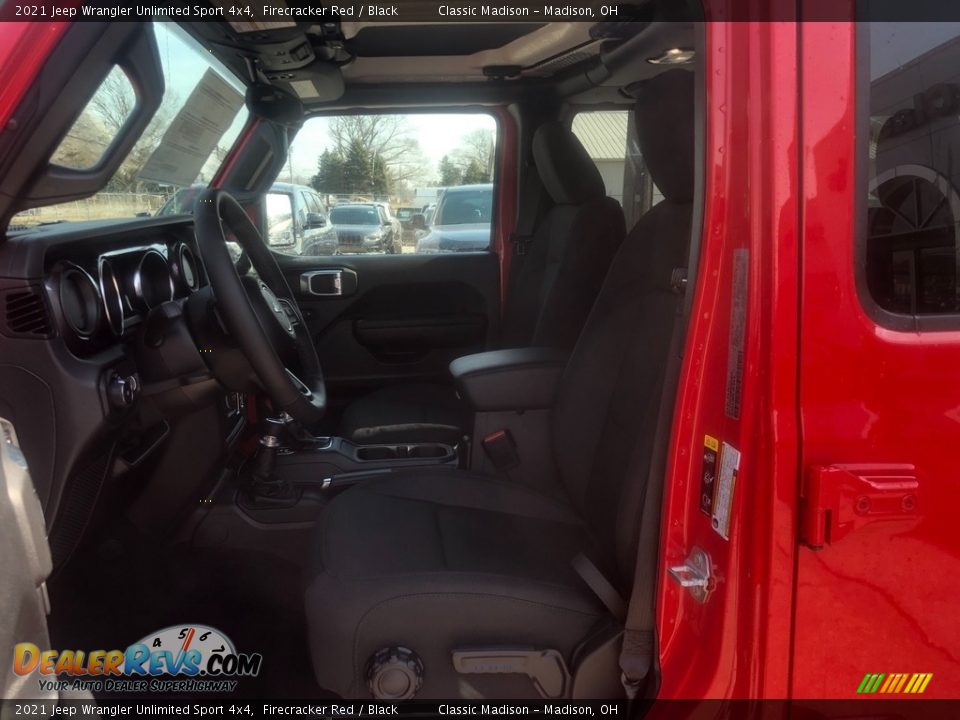 2021 Jeep Wrangler Unlimited Sport 4x4 Firecracker Red / Black Photo #2