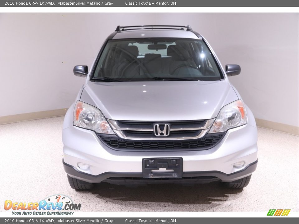 2010 Honda CR-V LX AWD Alabaster Silver Metallic / Gray Photo #2