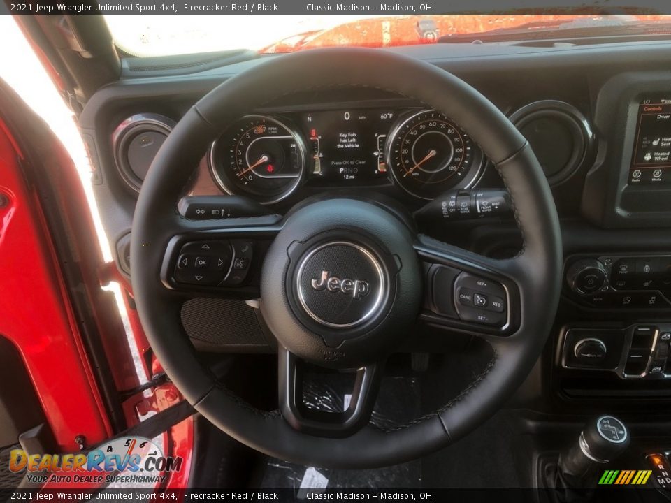 2021 Jeep Wrangler Unlimited Sport 4x4 Firecracker Red / Black Photo #5