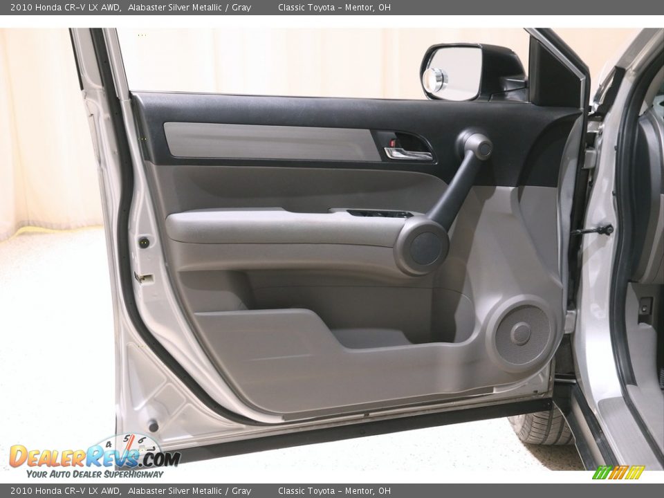 2010 Honda CR-V LX AWD Alabaster Silver Metallic / Gray Photo #4