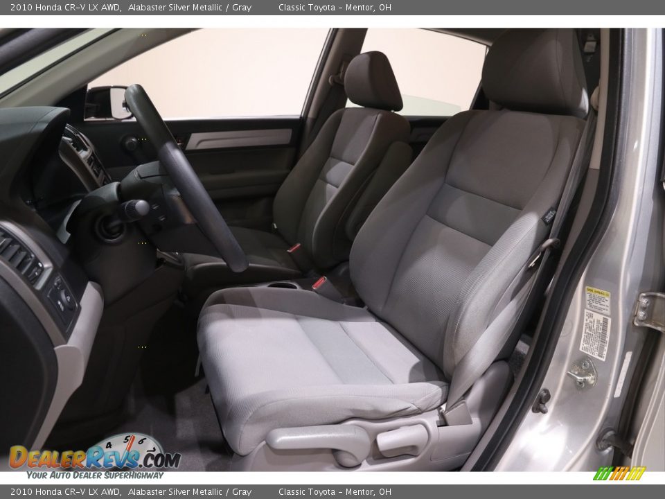 2010 Honda CR-V LX AWD Alabaster Silver Metallic / Gray Photo #5