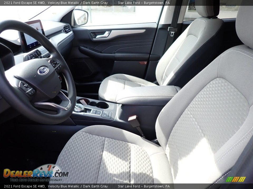 2021 Ford Escape SE 4WD Velocity Blue Metallic / Dark Earth Gray Photo #10
