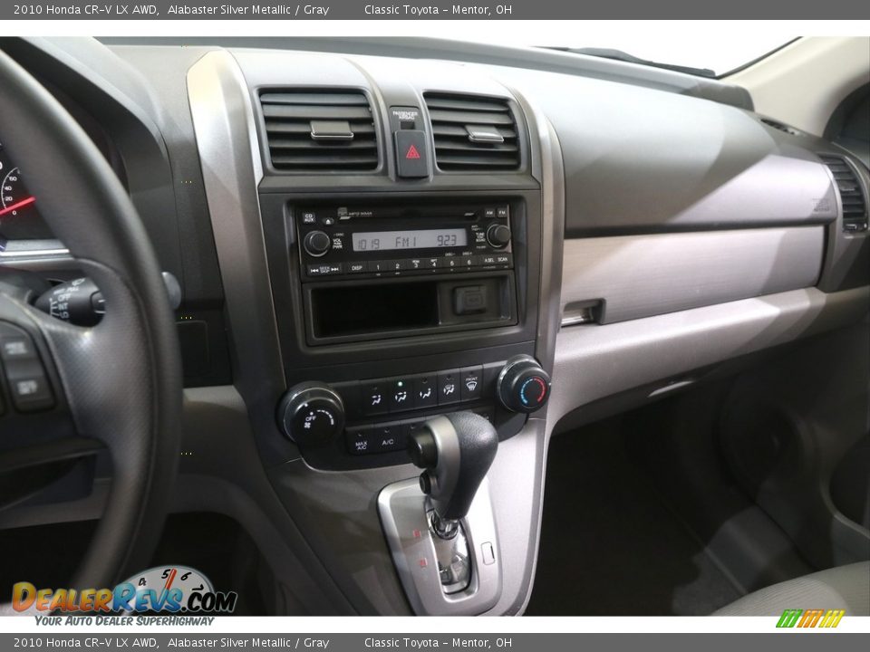 2010 Honda CR-V LX AWD Alabaster Silver Metallic / Gray Photo #9