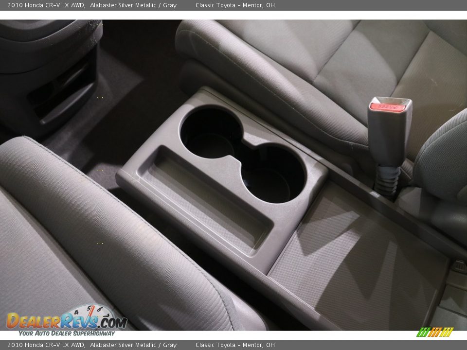 2010 Honda CR-V LX AWD Alabaster Silver Metallic / Gray Photo #10