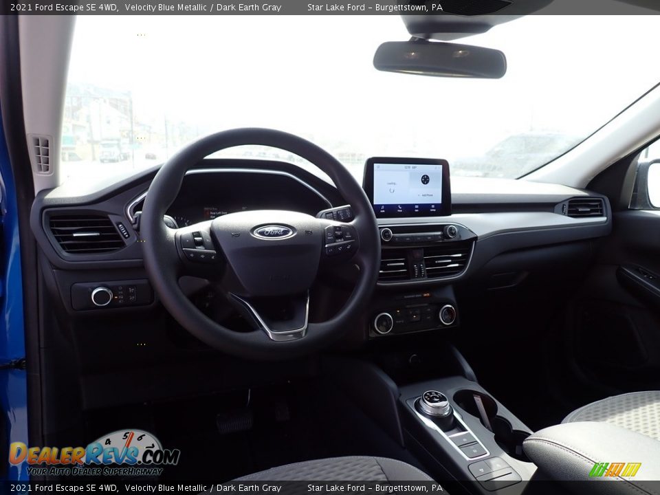 2021 Ford Escape SE 4WD Velocity Blue Metallic / Dark Earth Gray Photo #12