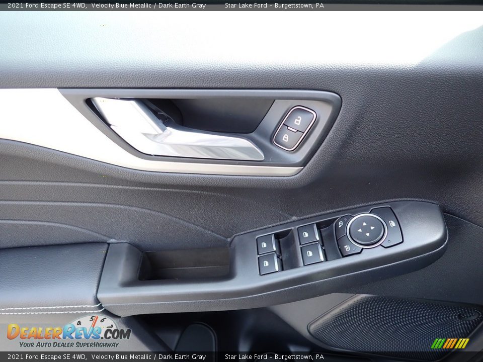 2021 Ford Escape SE 4WD Velocity Blue Metallic / Dark Earth Gray Photo #13
