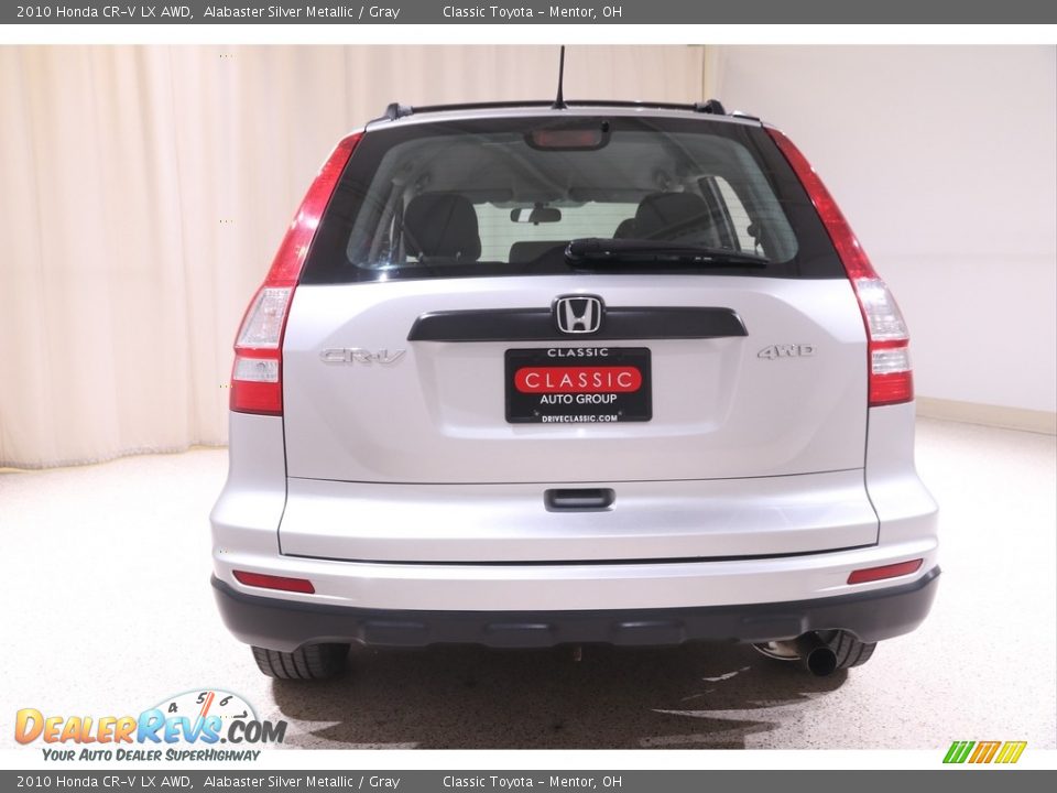 2010 Honda CR-V LX AWD Alabaster Silver Metallic / Gray Photo #14