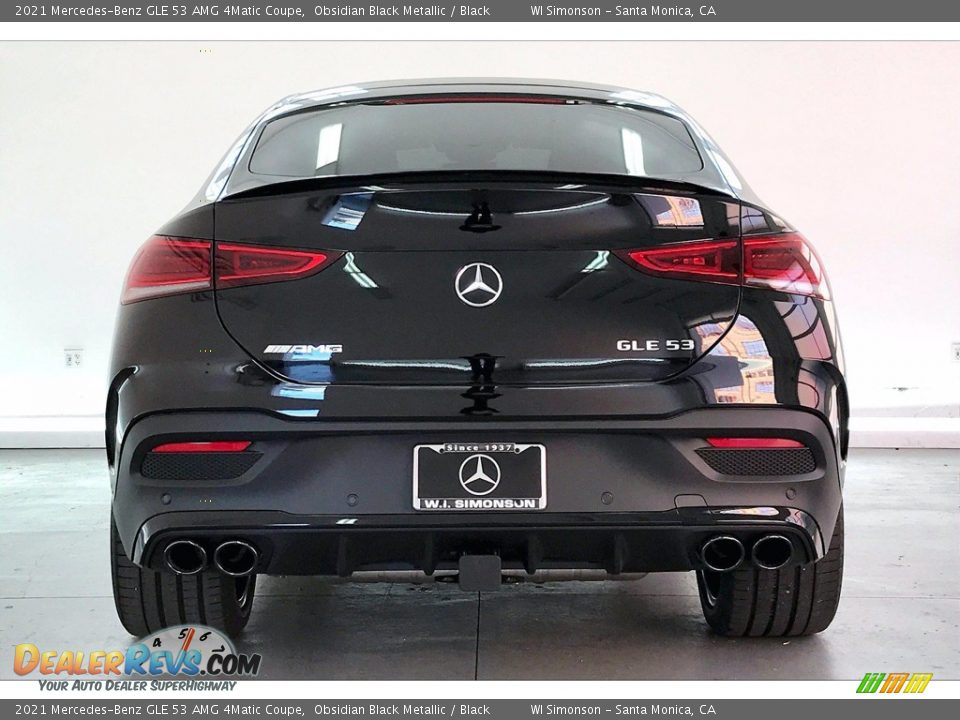 2021 Mercedes-Benz GLE 53 AMG 4Matic Coupe Obsidian Black Metallic / Black Photo #3