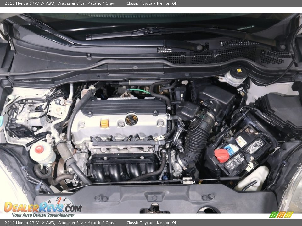 2010 Honda CR-V LX AWD Alabaster Silver Metallic / Gray Photo #15