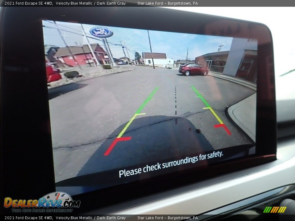 2021 Ford Escape SE 4WD Velocity Blue Metallic / Dark Earth Gray Photo #19
