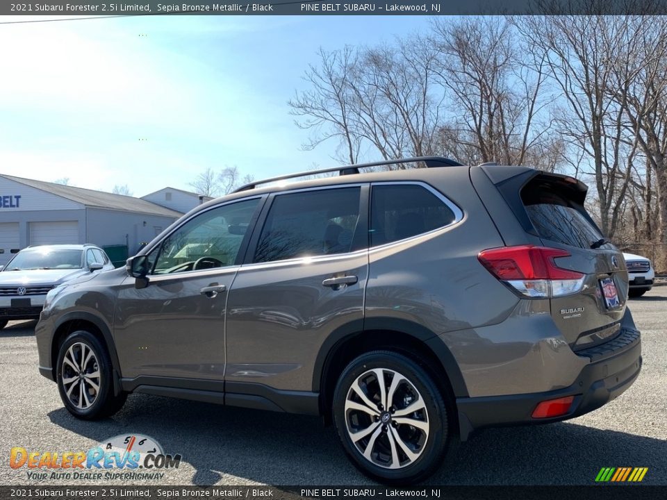 2021 Subaru Forester 2.5i Limited Sepia Bronze Metallic / Black Photo #6