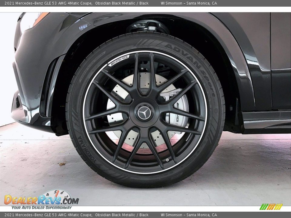 2021 Mercedes-Benz GLE 53 AMG 4Matic Coupe Obsidian Black Metallic / Black Photo #8