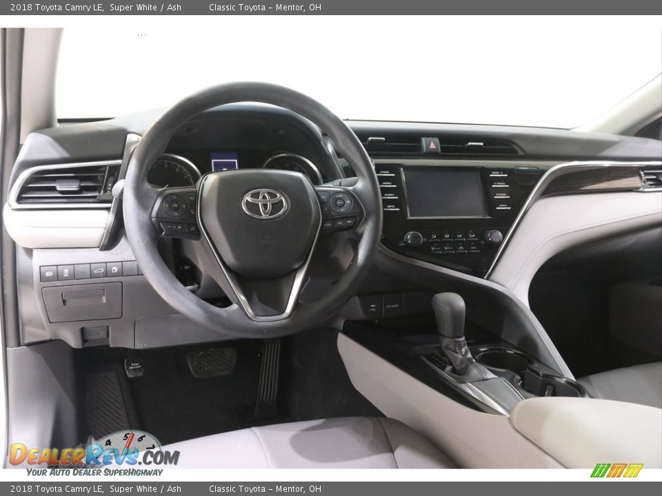 2018 Toyota Camry LE Super White / Ash Photo #6