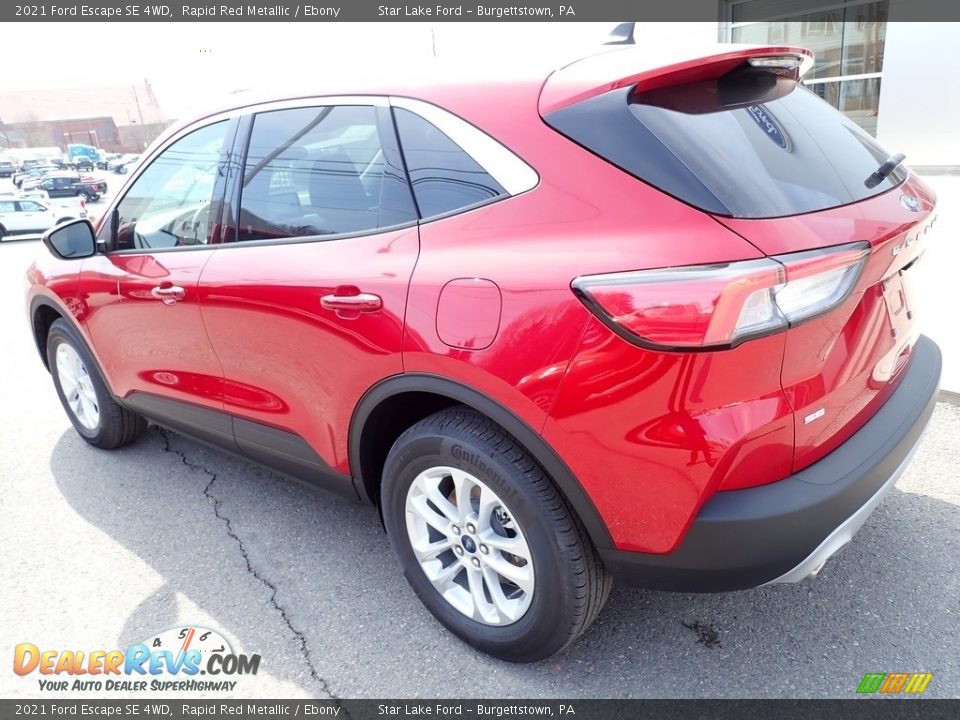 2021 Ford Escape SE 4WD Rapid Red Metallic / Ebony Photo #3