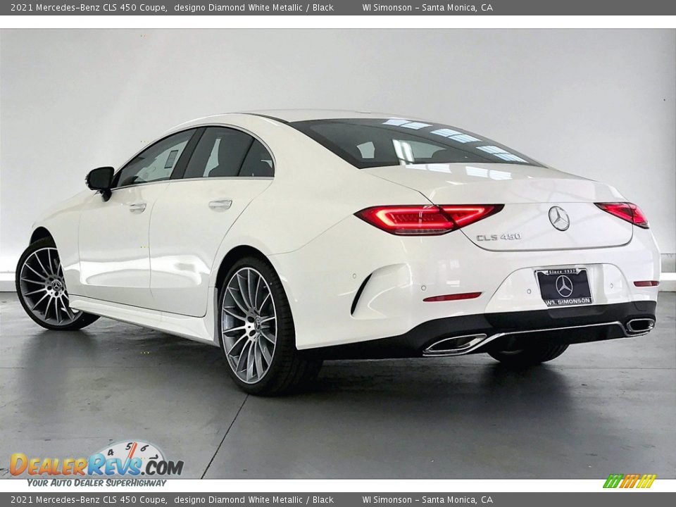 2021 Mercedes-Benz CLS 450 Coupe designo Diamond White Metallic / Black Photo #2