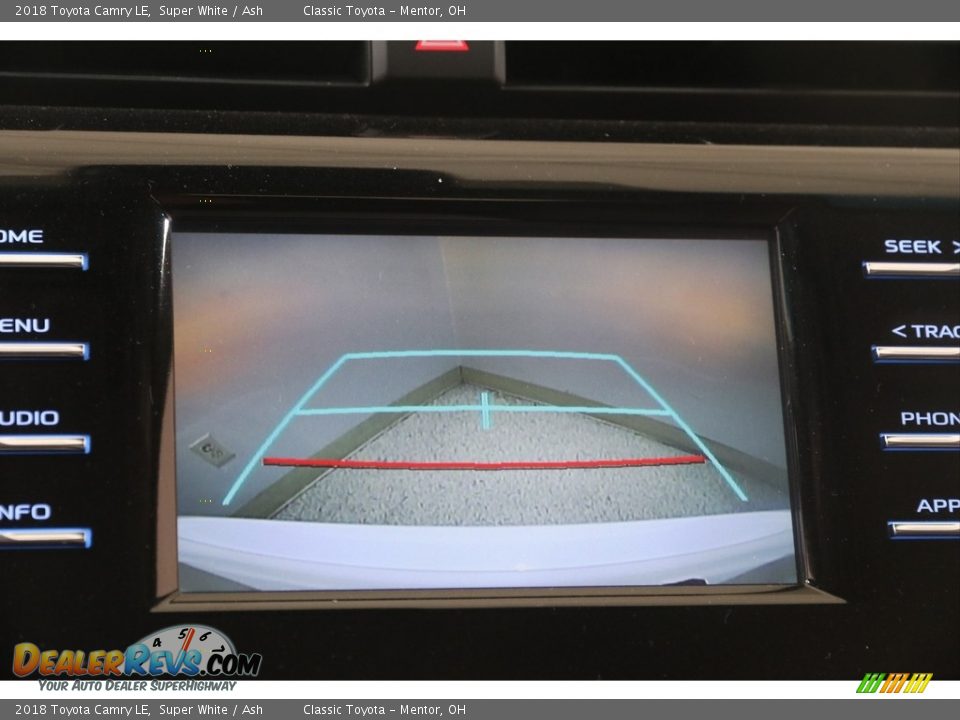 2018 Toyota Camry LE Super White / Ash Photo #12