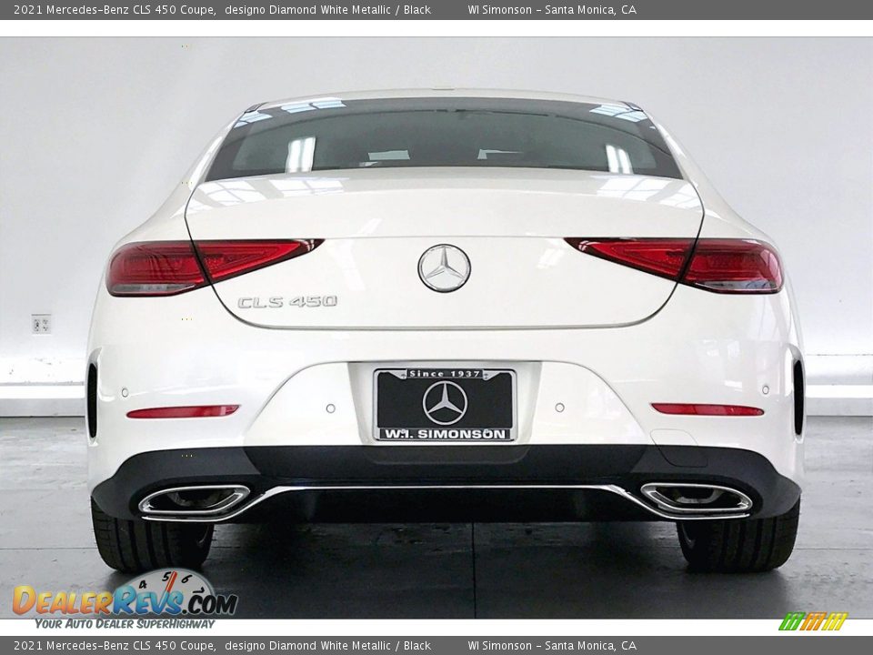 2021 Mercedes-Benz CLS 450 Coupe designo Diamond White Metallic / Black Photo #3