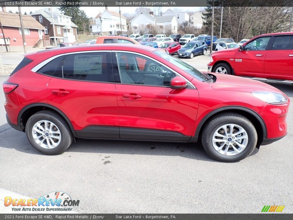 2021 Ford Escape SE 4WD Rapid Red Metallic / Ebony Photo #7