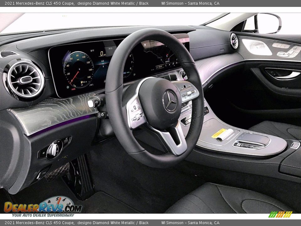 2021 Mercedes-Benz CLS 450 Coupe designo Diamond White Metallic / Black Photo #4