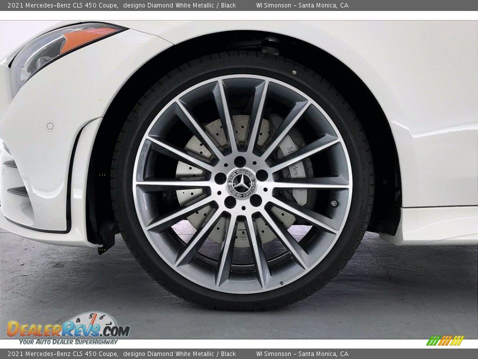 2021 Mercedes-Benz CLS 450 Coupe designo Diamond White Metallic / Black Photo #9