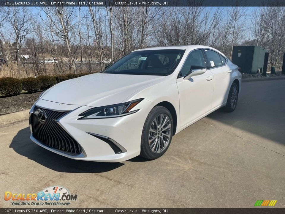 Front 3/4 View of 2021 Lexus ES 250 AWD Photo #1