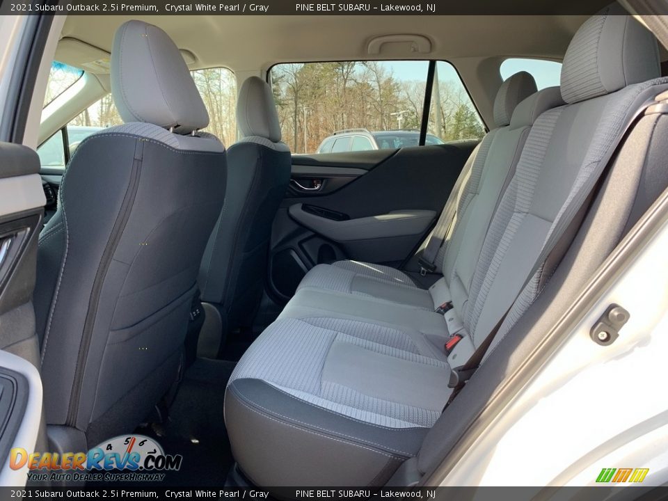 2021 Subaru Outback 2.5i Premium Crystal White Pearl / Gray Photo #9