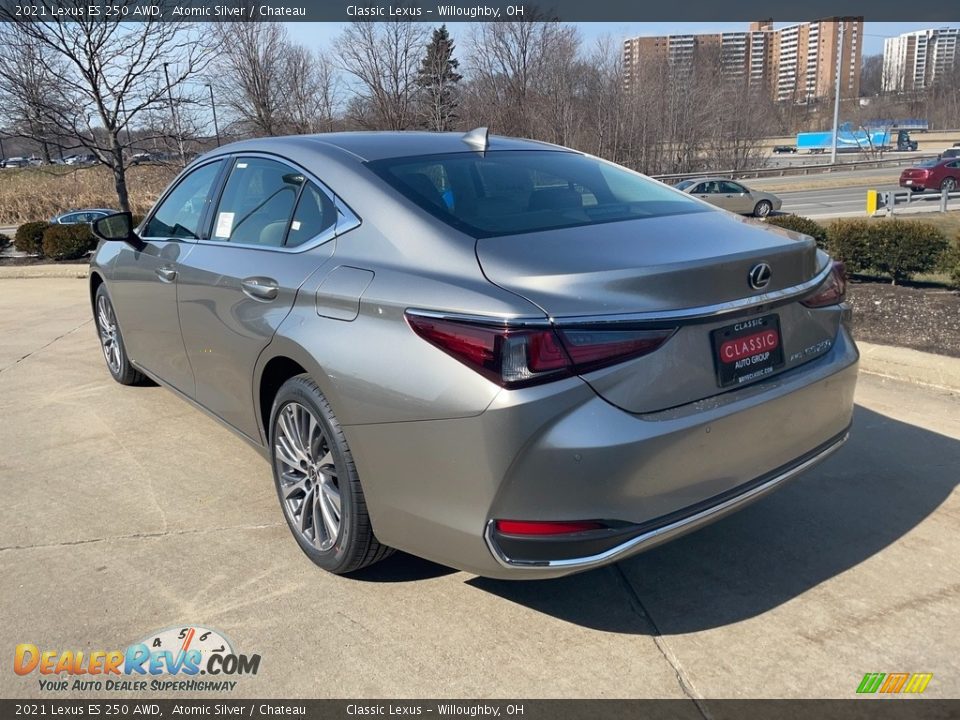 2021 Lexus ES 250 AWD Atomic Silver / Chateau Photo #4