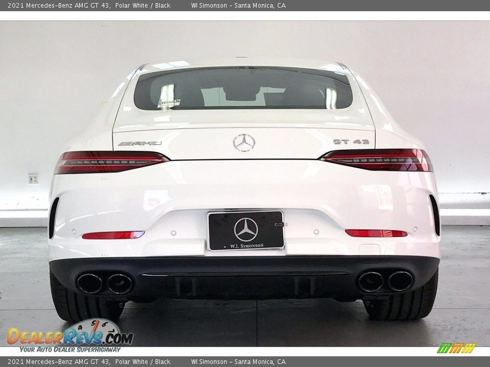 2021 Mercedes-Benz AMG GT 43 Polar White / Black Photo #3