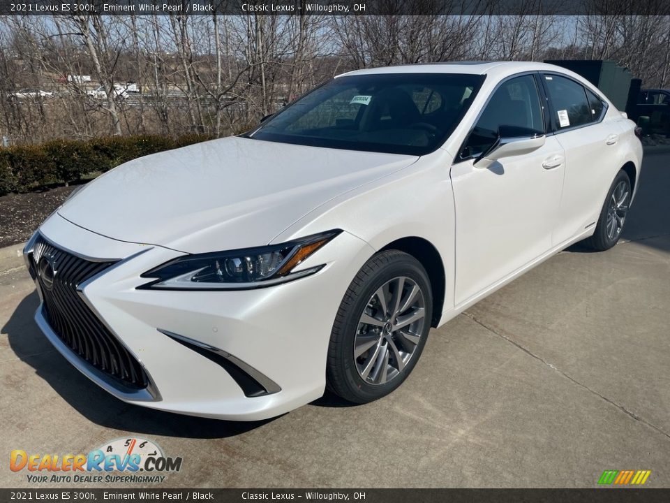 2021 Lexus ES 300h Eminent White Pearl / Black Photo #1