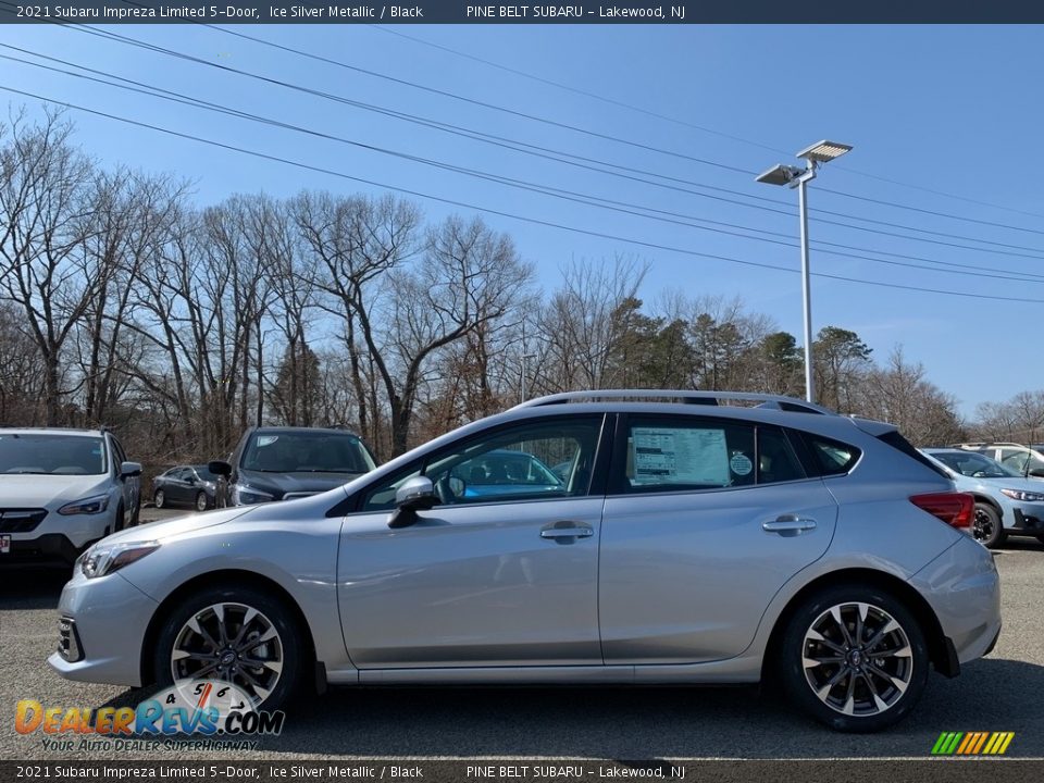 2021 Subaru Impreza Limited 5-Door Ice Silver Metallic / Black Photo #4