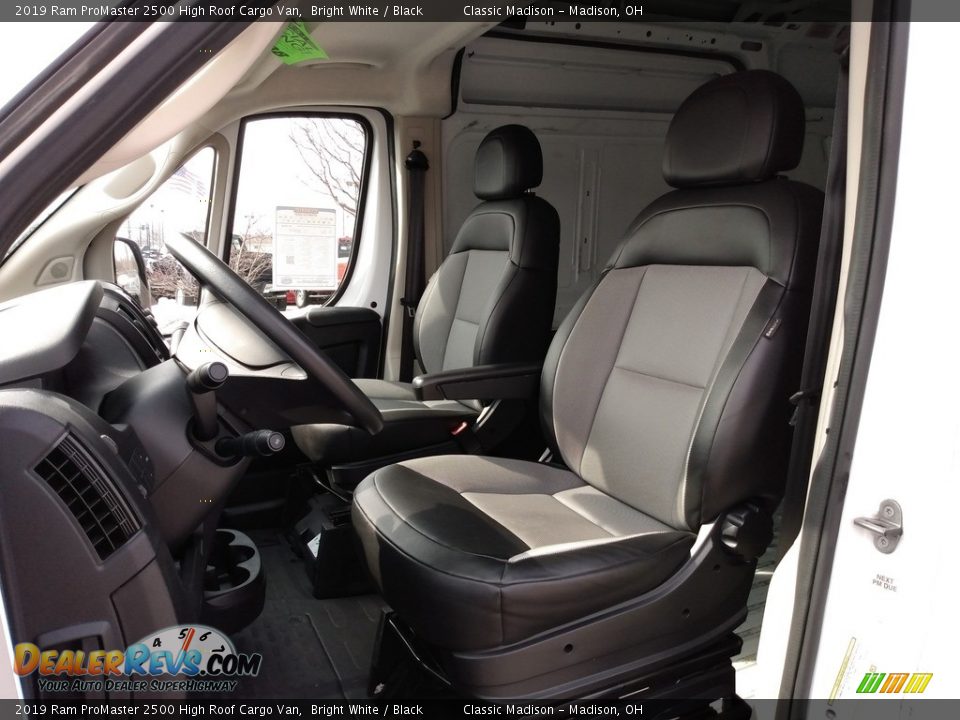 2019 Ram ProMaster 2500 High Roof Cargo Van Bright White / Black Photo #2
