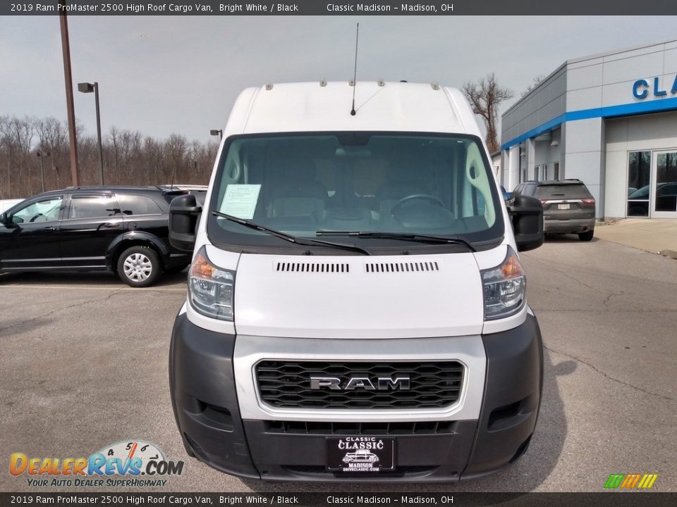 2019 Ram ProMaster 2500 High Roof Cargo Van Bright White / Black Photo #4