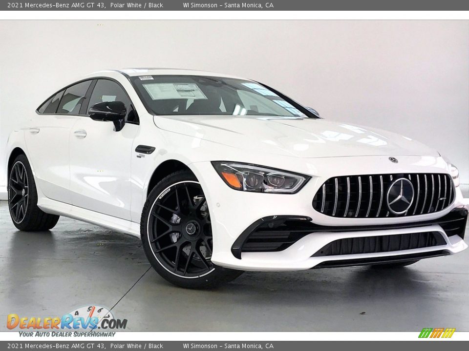 2021 Mercedes-Benz AMG GT 43 Polar White / Black Photo #12