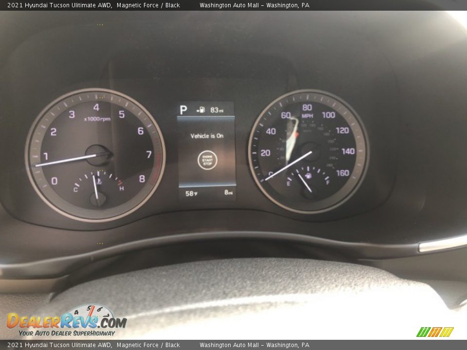 2021 Hyundai Tucson Ulitimate AWD Gauges Photo #5