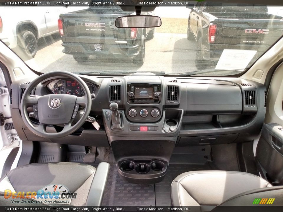 2019 Ram ProMaster 2500 High Roof Cargo Van Bright White / Black Photo #12