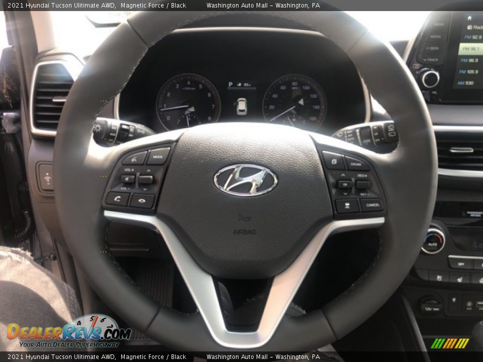 2021 Hyundai Tucson Ulitimate AWD Steering Wheel Photo #10