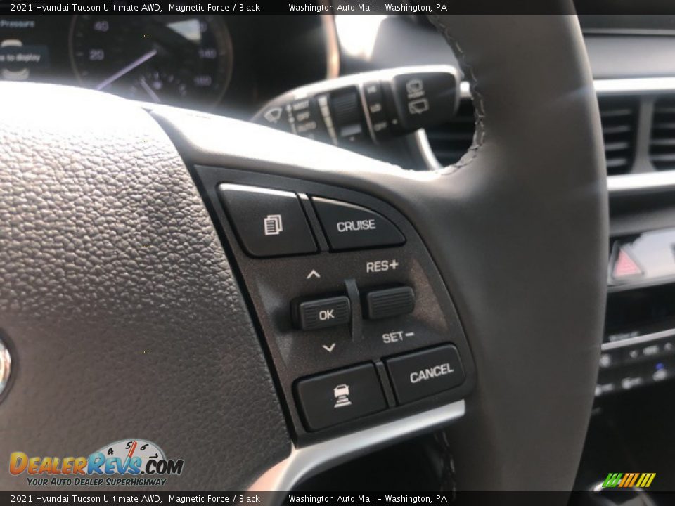 2021 Hyundai Tucson Ulitimate AWD Steering Wheel Photo #12