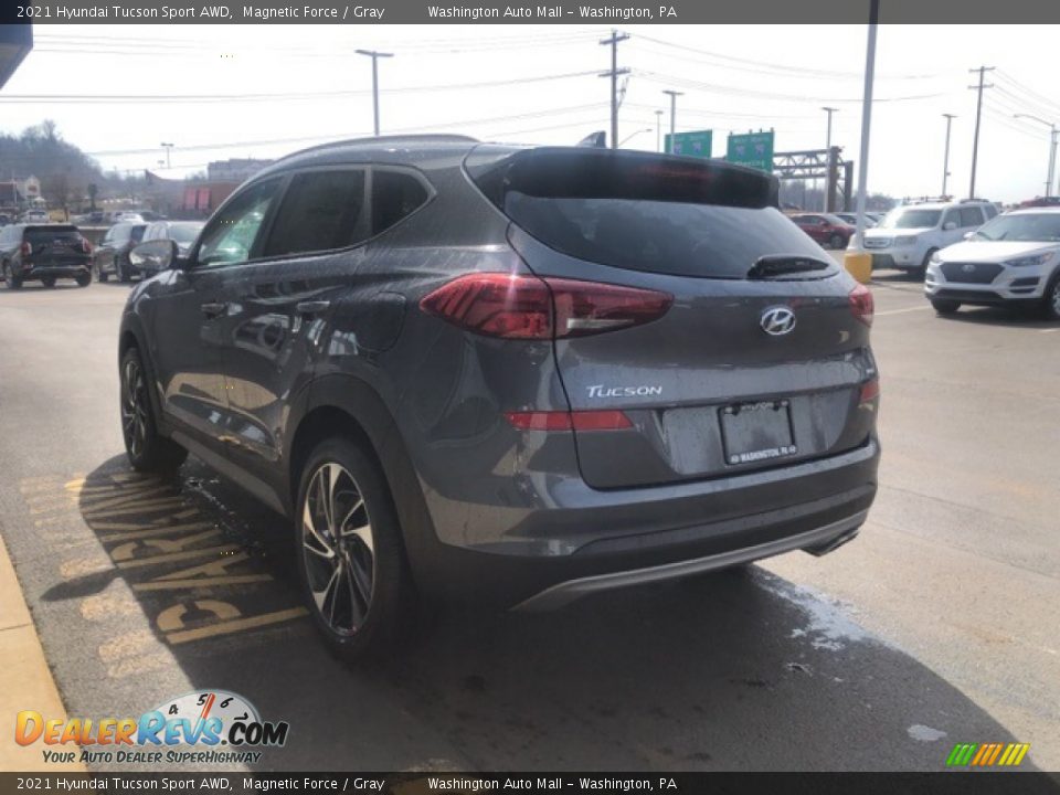 2021 Hyundai Tucson Sport AWD Magnetic Force / Gray Photo #3