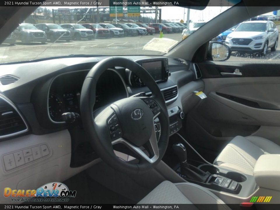 2021 Hyundai Tucson Sport AWD Magnetic Force / Gray Photo #4