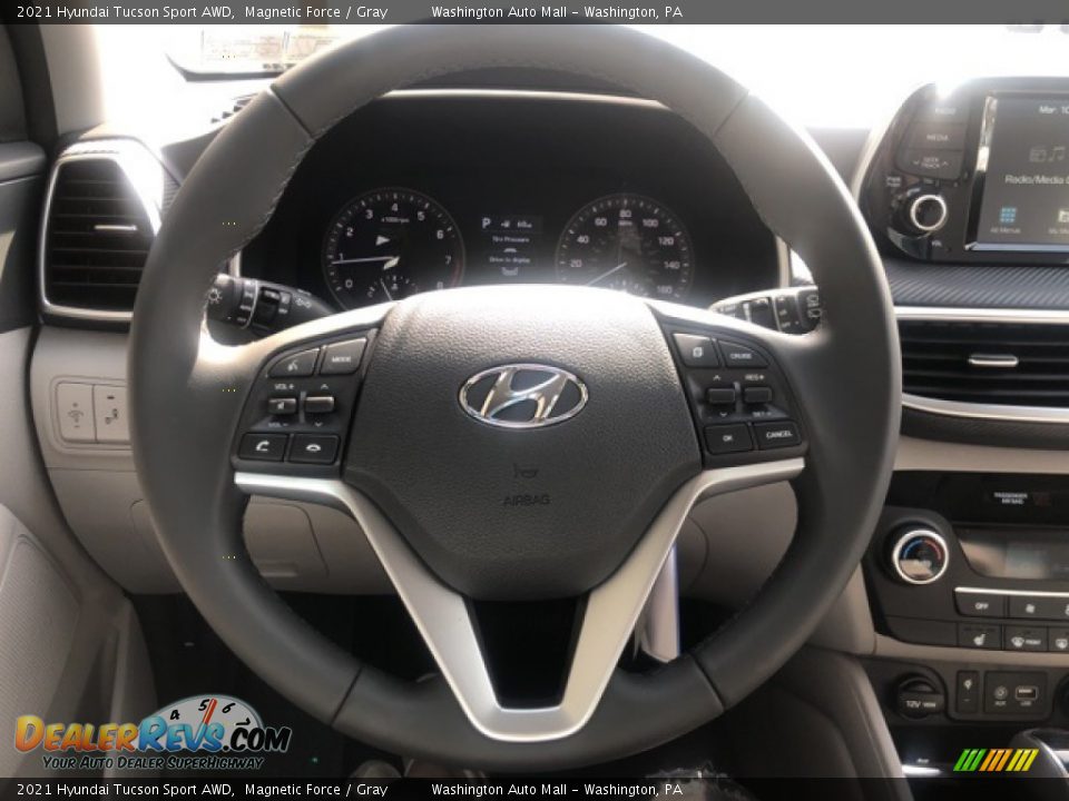 2021 Hyundai Tucson Sport AWD Magnetic Force / Gray Photo #10