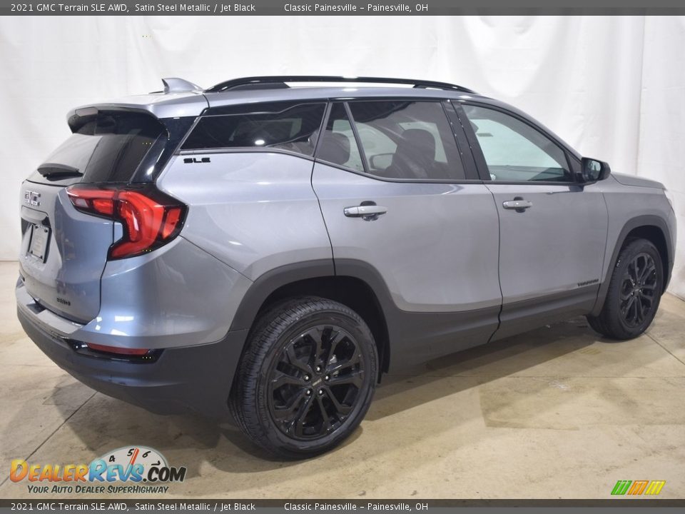 2021 GMC Terrain SLE AWD Satin Steel Metallic / Jet Black Photo #2