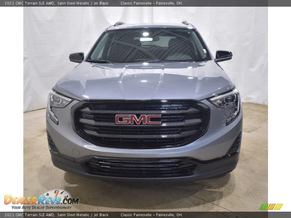 2021 GMC Terrain SLE AWD Satin Steel Metallic / Jet Black Photo #4