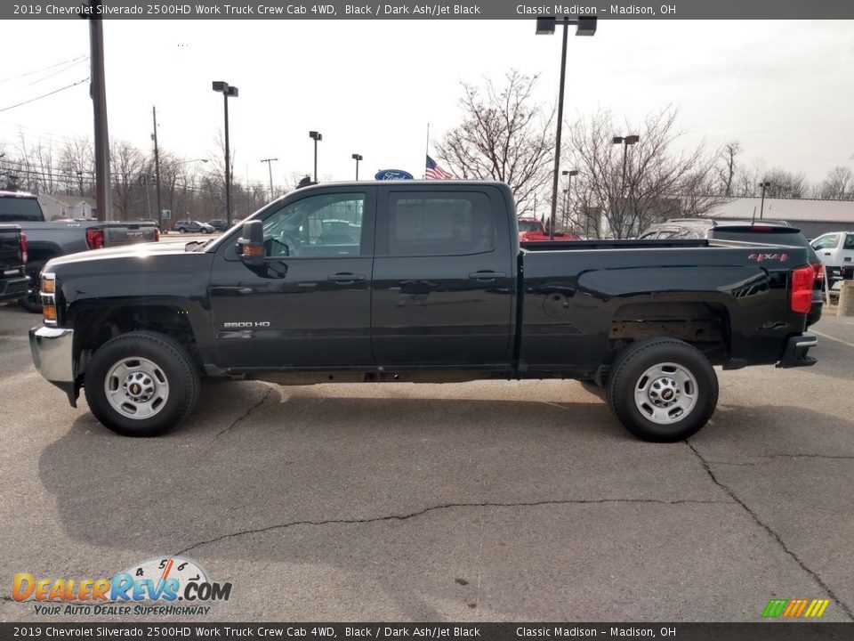 2019 Chevrolet Silverado 2500HD Work Truck Crew Cab 4WD Black / Dark Ash/Jet Black Photo #5