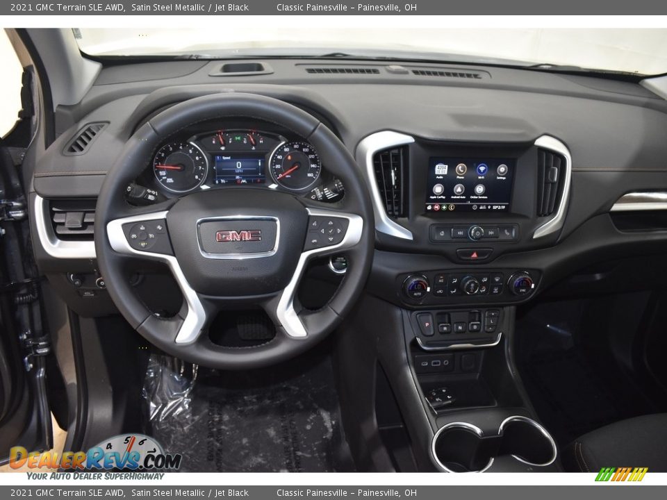 2021 GMC Terrain SLE AWD Satin Steel Metallic / Jet Black Photo #7