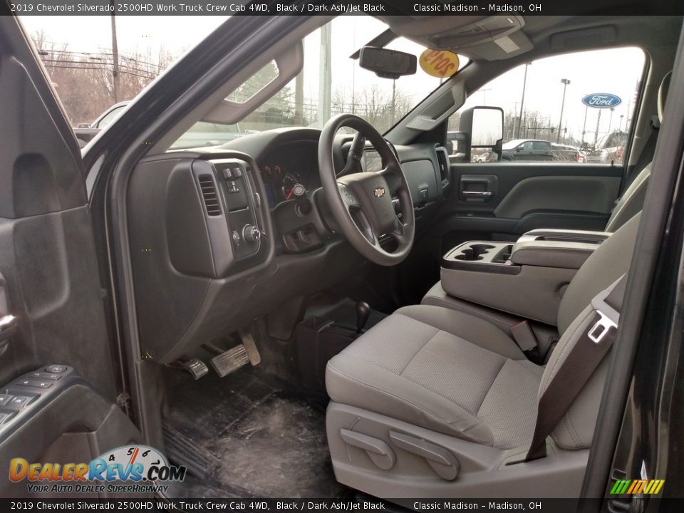 2019 Chevrolet Silverado 2500HD Work Truck Crew Cab 4WD Black / Dark Ash/Jet Black Photo #11