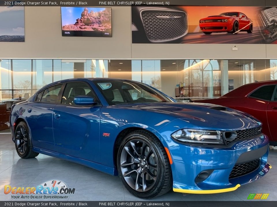 2021 Dodge Charger Scat Pack Frostbite / Black Photo #1